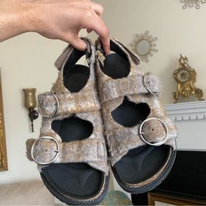 Zara Buckled Sandals